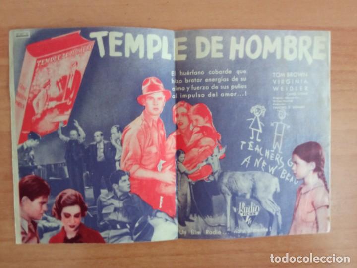 Cine: VERDE-PROGRAMA CINE-- TEMPLE DE HOMBRE (C/T) - Foto 3
