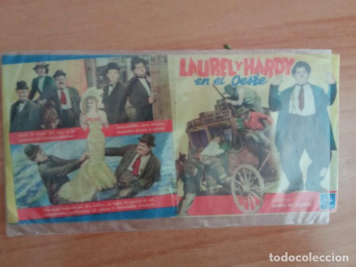 Cine: verde-PROGRAMA CINE-- LAUREL Y HARDY EN EL OESTE (C/T) - Foto 1