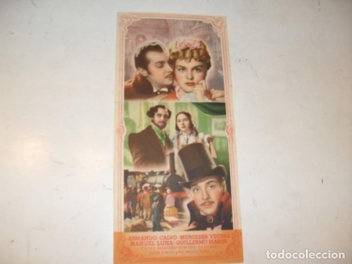 Cine: programa de mano DOBLE,con texto publicitario .titulo:EL ESCANDALO (ARMANDO CALVO) - Foto 2