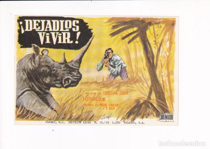 Cine: DEJADLOS VIVIR .- - Foto 1