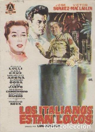 Cine: PROGRAMA DE CINE: LOS ITALIANOS EST&Aacute;N LOCOS PC-5778 - Foto 1