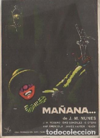 Cine: PROGRAMA DE CINE: MA&Ntilde;ANA&hellip; de J.M. NUNES PC-5781 - Foto 1