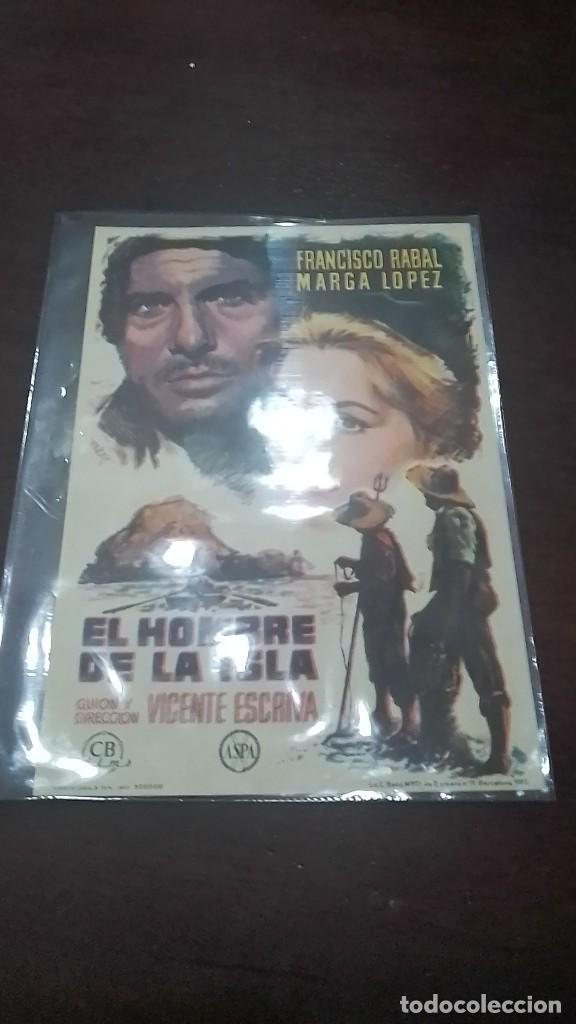 Cine: PROGRAMA O FOLLETO DE MANO DE CINE el hombre de la isla - Foto 1