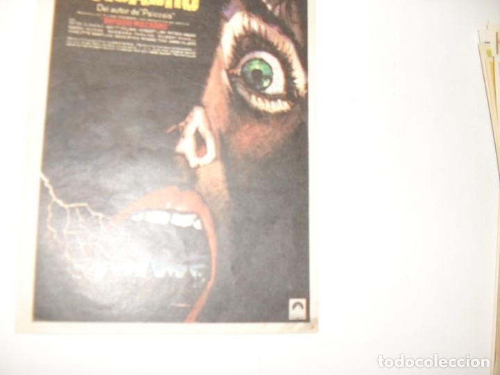 Cine: programa de mano sencillo,sin texto publicitario.titulo:REFUGIO MACABRO(ROBERT BLOCH). - Foto 1