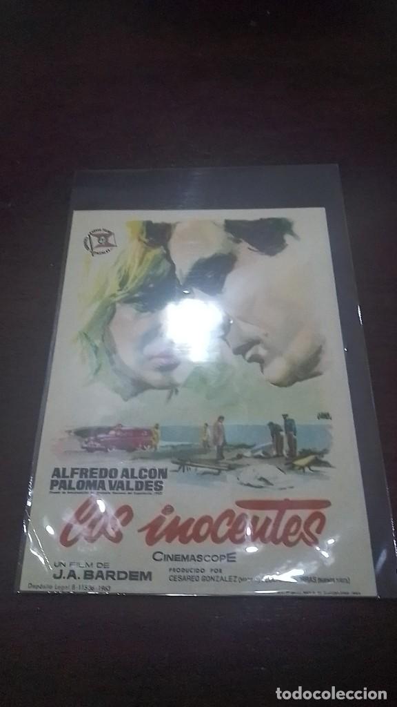 Cine: PROGRAMA O FOLLETO DE MANO DE CINE los inocentes - Foto 1