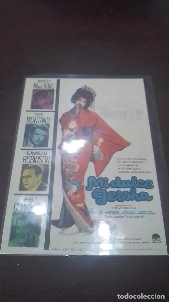 Cine: PROGRAMA O FOLLETO DE MANO DE CINE mi dulce geisha - Foto 1