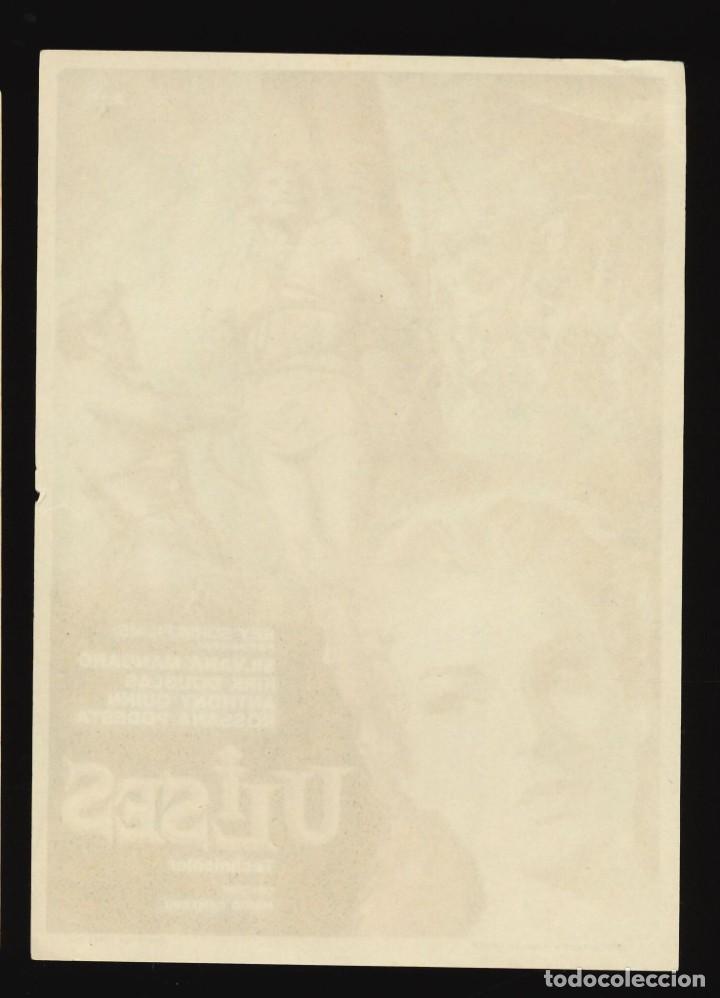 Cine: ULISES (VERTICAL) / PROGRAMA DE CINE SIN PUBLICIDAD EN REVERSO (PEPLUM) - Foto 2