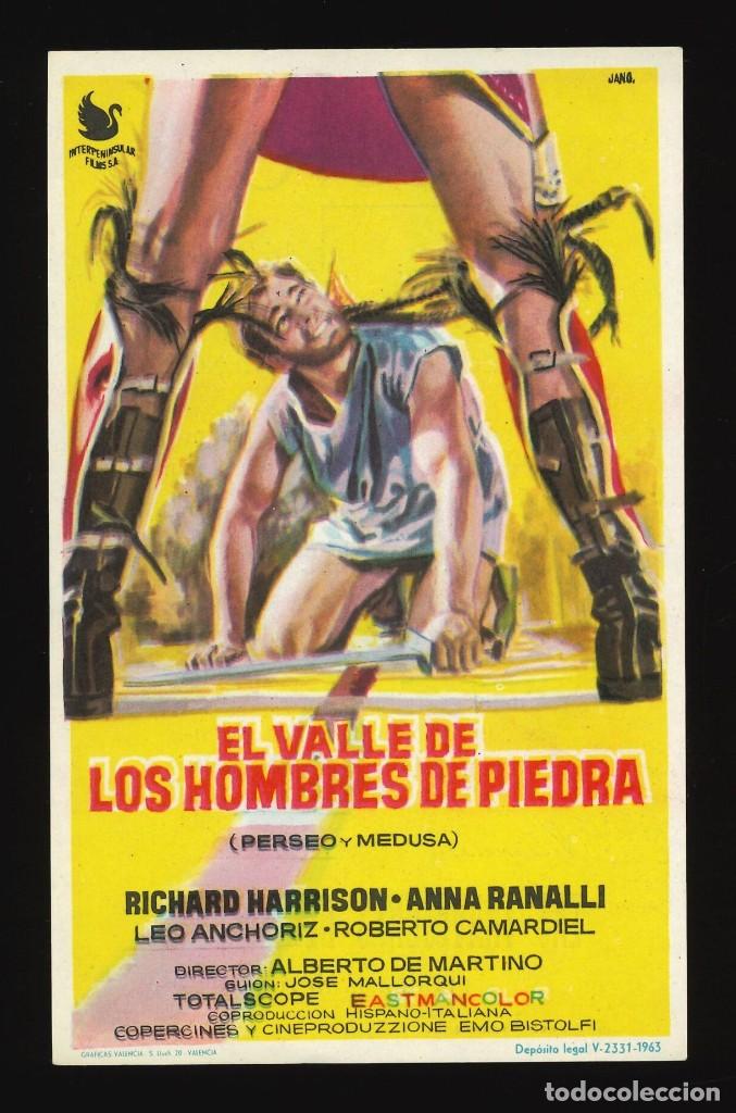 Kino: EL VALLE DE LOS HOMBRES DE PIEDRA / PROGRAMA DE CINE CON PUBLICIDAD EN REVERSO (PEPLUM)