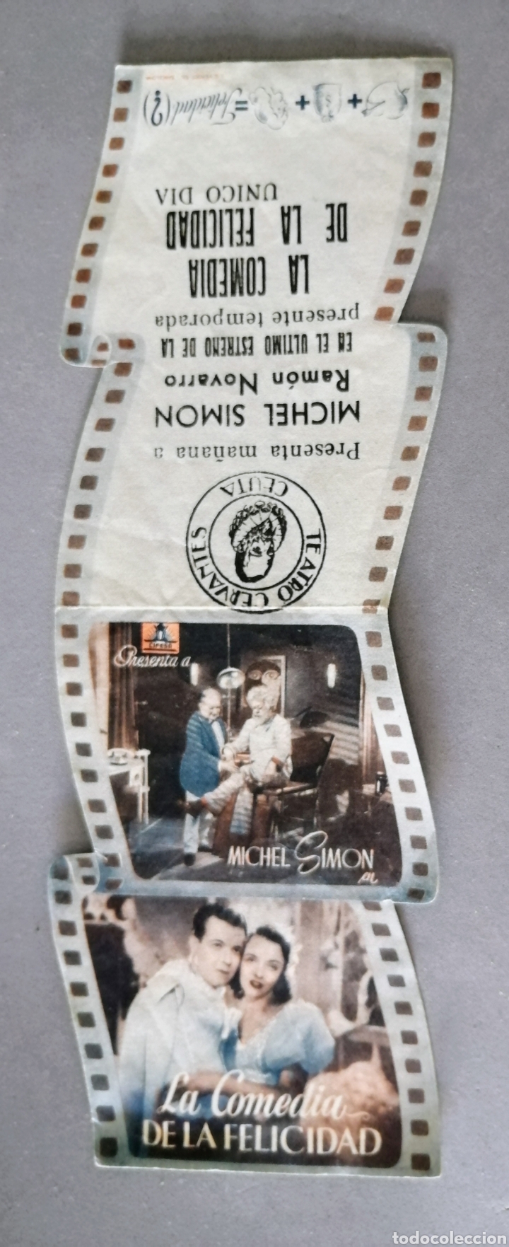 Cinema: LA COMEDIA DE LA FELICIDAD. TEATRO CERVANTES. CEUTA. EL ENVIO ESTA INCLUIDO.