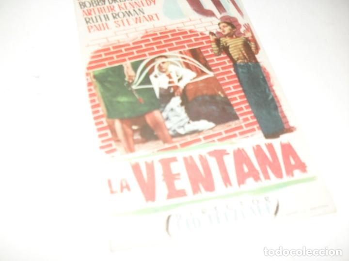 Cine: programa de mano sencillo,con texto publicitario.titulo:LA VENTANA(BARBARA HALE) - Foto 1