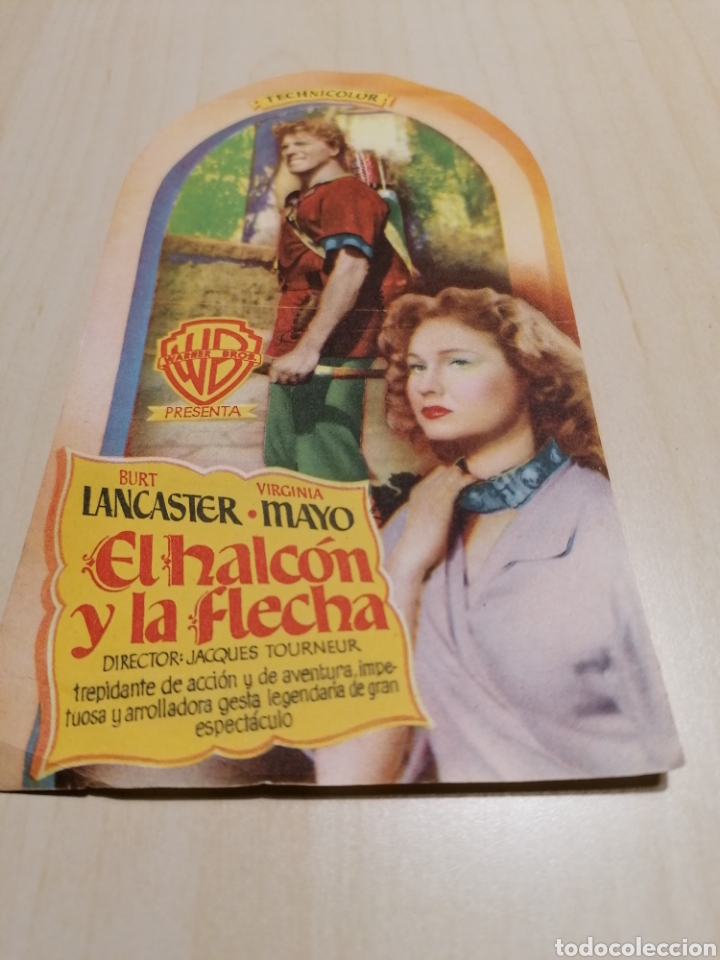 Cine: Programa de cine (troquelado) EL HALC&Oacute;N Y LA FLECHA. Pedido m&iacute;nimo 5 euros - Foto 1