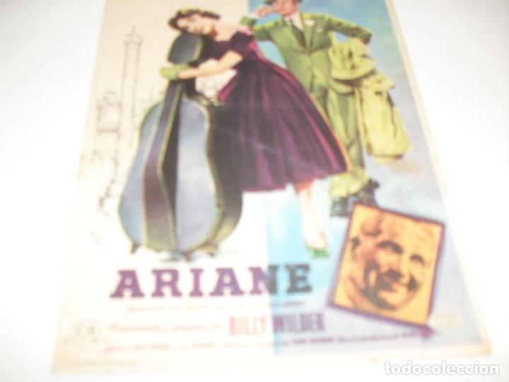 Cine: programa de mano sencillo,sin texto publicitario.titulo: ARIANE(GARY COOPER) - Foto 1
