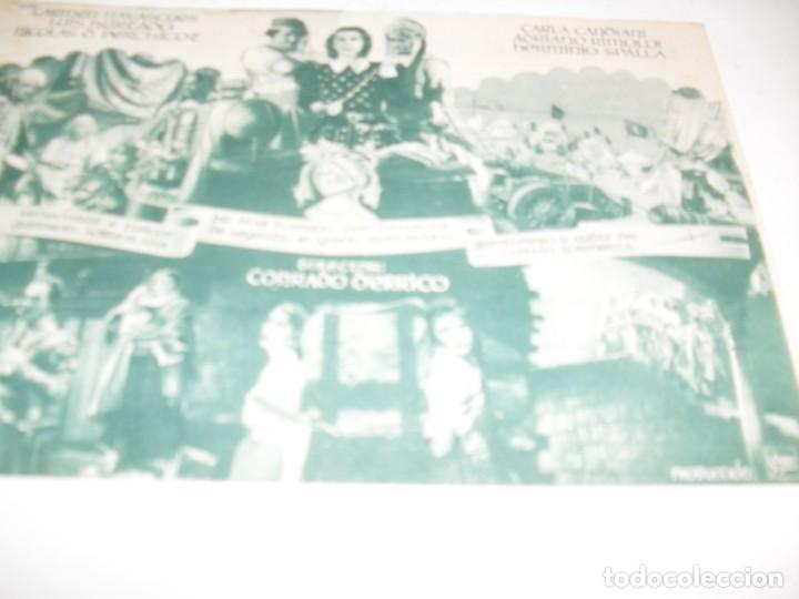 Cine: programa de mano GRANDE,con texto publicitario.titulo:EL CAPITAN TORMENTA(RAFAEL RIVELLES) - Foto 2