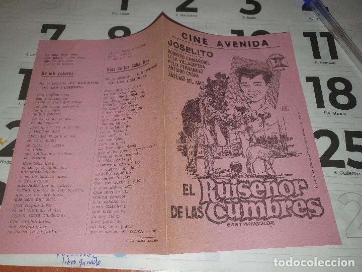 Cine: El ruise&ntilde;or de las cumbres, programa diptico del cine avenida - Foto 1