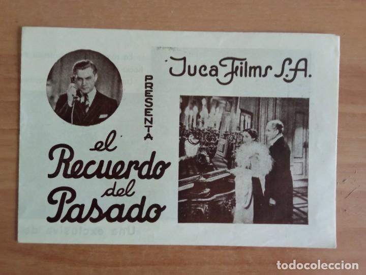 Cine: Z-- PROGRAMAS DE CINE - EL RECUERDO DEL PASADO - Foto 1