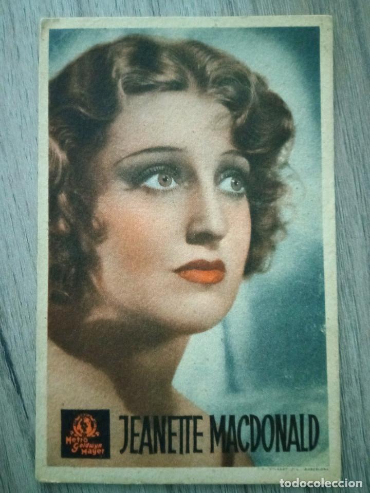 Cine: JEANETTE MACDONALD TARJETA - Foto 1