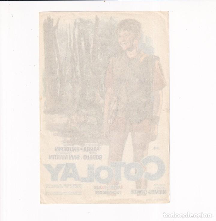 Cine: COTOLAY .- VICENTE PARRA - Foto 2