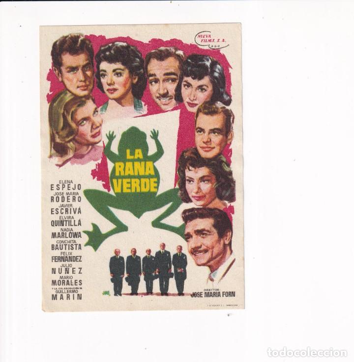 Cine: LA RANA VERDE .- ELENA ESPEJO