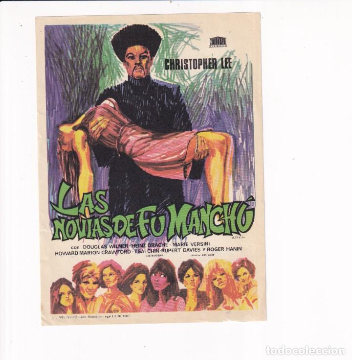 Cine: LAS NOVIAS DE FU MANCHU .- CRISTOPHER LEE - Foto 1