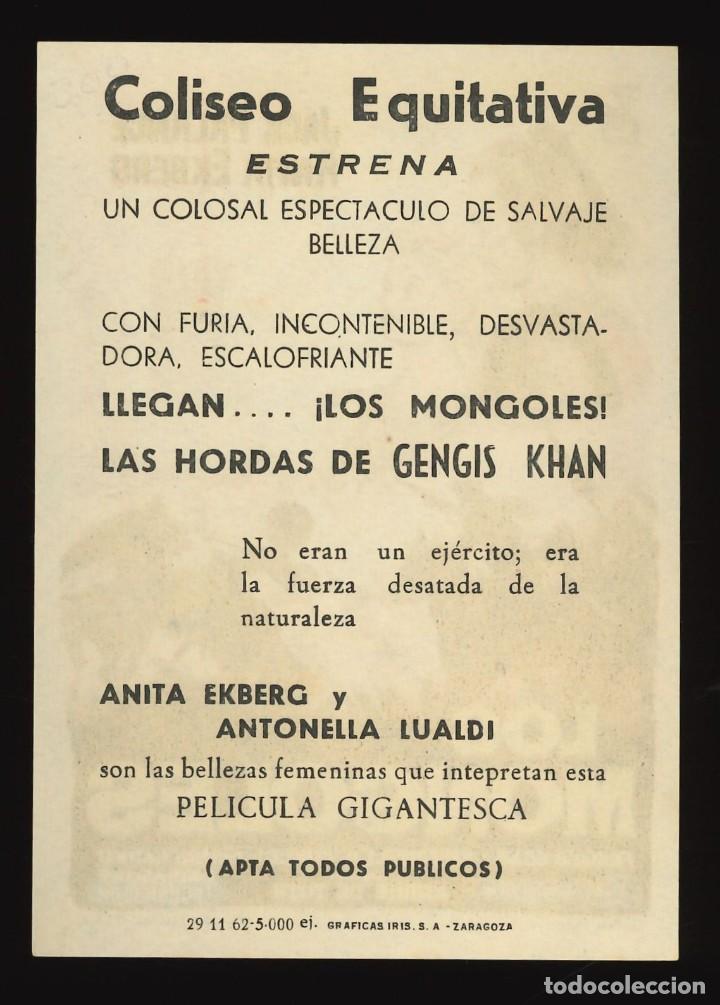 Cine: LOS MONGOLES / PROGRAMA DE CINE CON PUBLICIDAD EN REVERSO (B&Aacute;RBAROS) - Foto 2