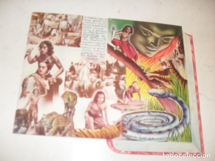 Cine: programa de mano grande con texto publicitario.titulo:EL LIBRO DE LA SELVA(SABU). - Foto 2