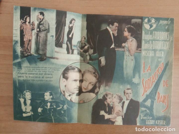 Cine: Z-PROGRAMA CINE-- LA SENSACION DE PARIS - Foto 2