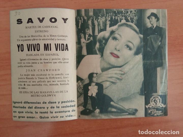 Cine: Z-PROGRAMA CINE-- YO VIVO MI VIDA - Foto 2