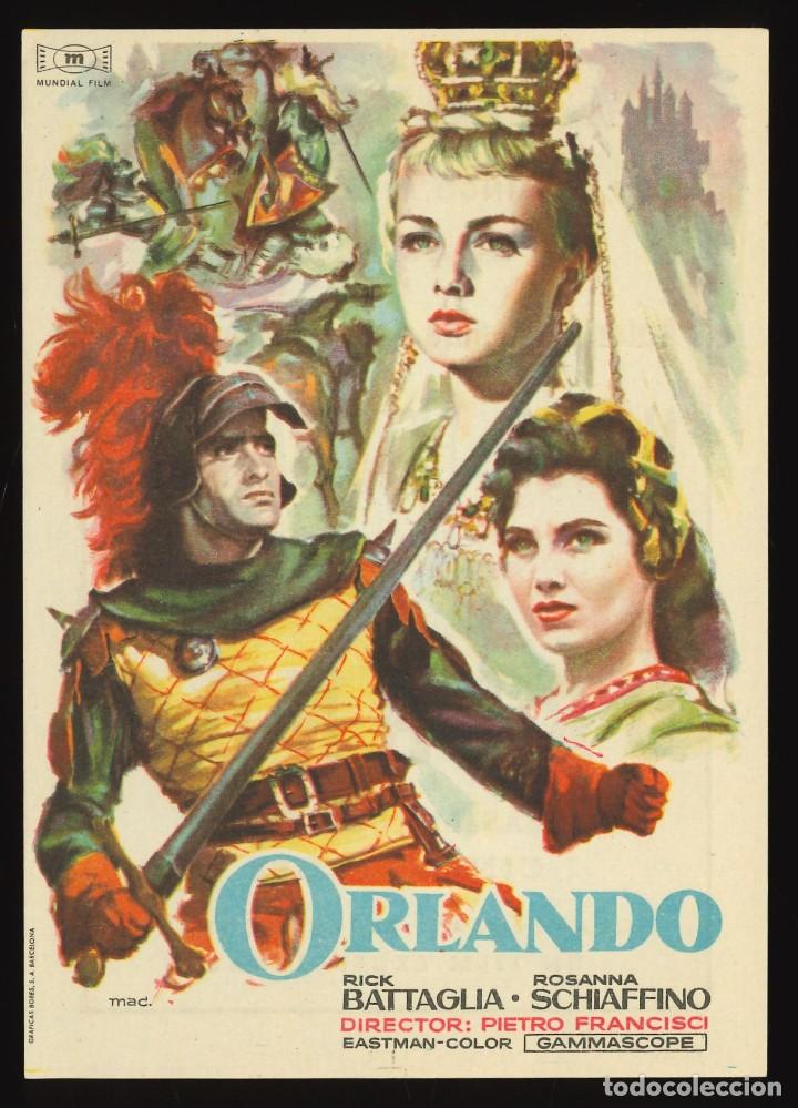 Cine: ORLANDO / PROGRAMA DE CINE CON PUBLICIDAD EN REVERSO (MEDIEVAL) - Foto 1