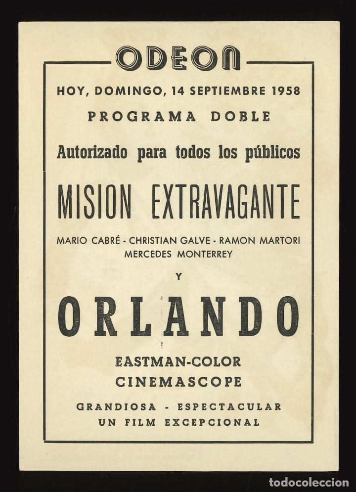 Cine: ORLANDO / PROGRAMA DE CINE CON PUBLICIDAD EN REVERSO (MEDIEVAL) - Foto 2