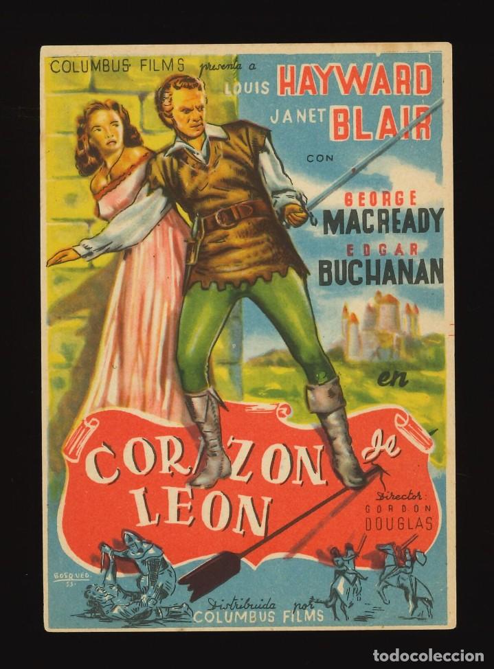 Cine: CORAZ&Oacute;N DE LE&Oacute;N / PROGRAMA DE CINE SIN PUBLICIDAD EN REVERSO (MEDIEVAL) - Foto 1