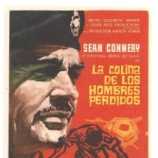 Cine: PTCC2 06 LA COLINA DE LOS HOMBRES PERDIDOS PROGRAMA SENCILLO MGM SEAN CONNERY LUMET NO ESTRENADO