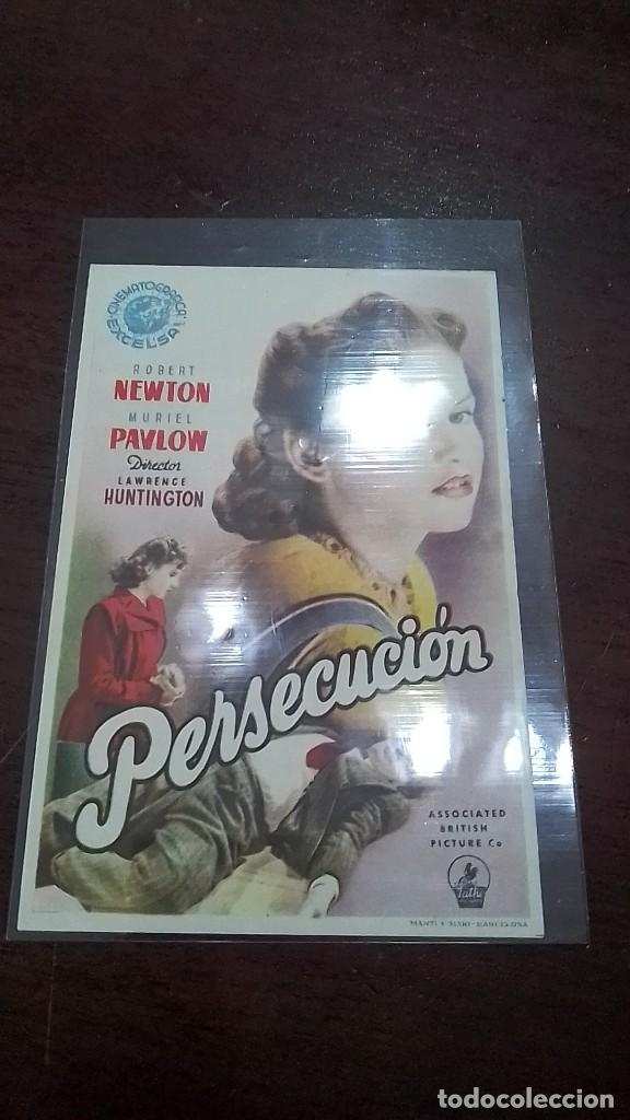 Cine: PROGRAMA O FOLLETO DE MANO DE CINE persecuci&oacute;n - Foto 1
