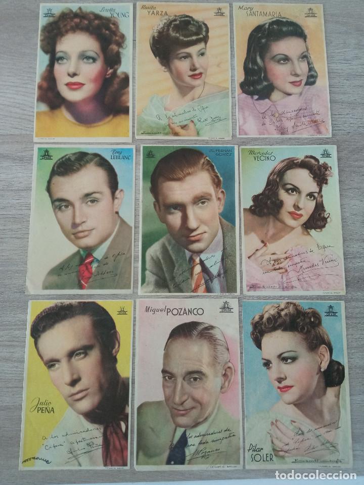 Cine: 27 FOLLETOS DE ACTORES CIFESA - Foto 2