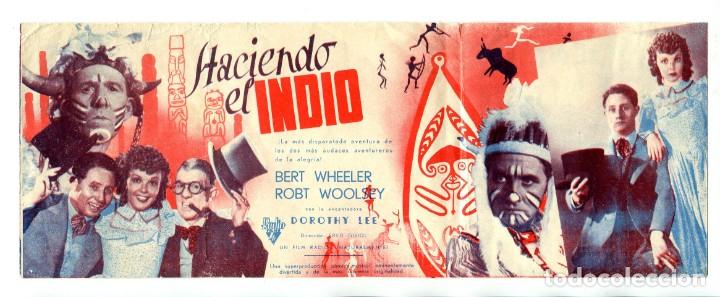 Cine: HACIENDO EL INDIO, con Wheeler Woolsey. - Foto 1