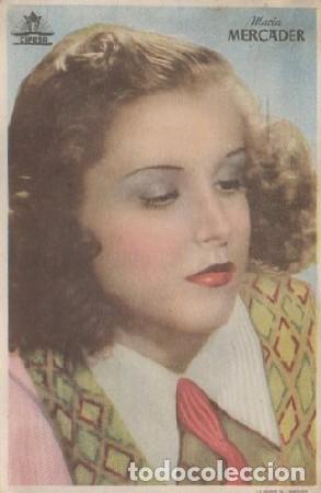 Cinema: PROGRAMA DE CINE: PROGRAMA MAR&Iacute;A MERCADER. PC-5800