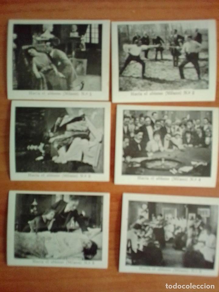  Flyers Publicitaires de films Anciens: N&ordm;2-PROGRAMA CINE DE LA PELICULA- -HACIA EL ABISMO 6 CROMOS