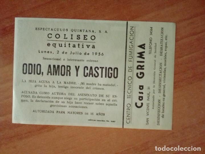 Cine: N&ordm;2-PROGRAMA CINE DE LA PELICULA- - ODIO AMOR Y CASTIGO CT - Foto 2