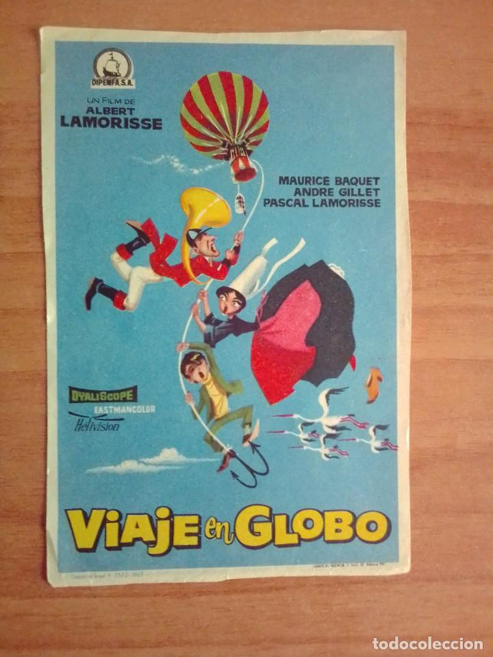 Cine: N&ordm;2-PROGRAMA CINE DE LA PELICULA- -VIAJE EN GLOBO - Foto 1