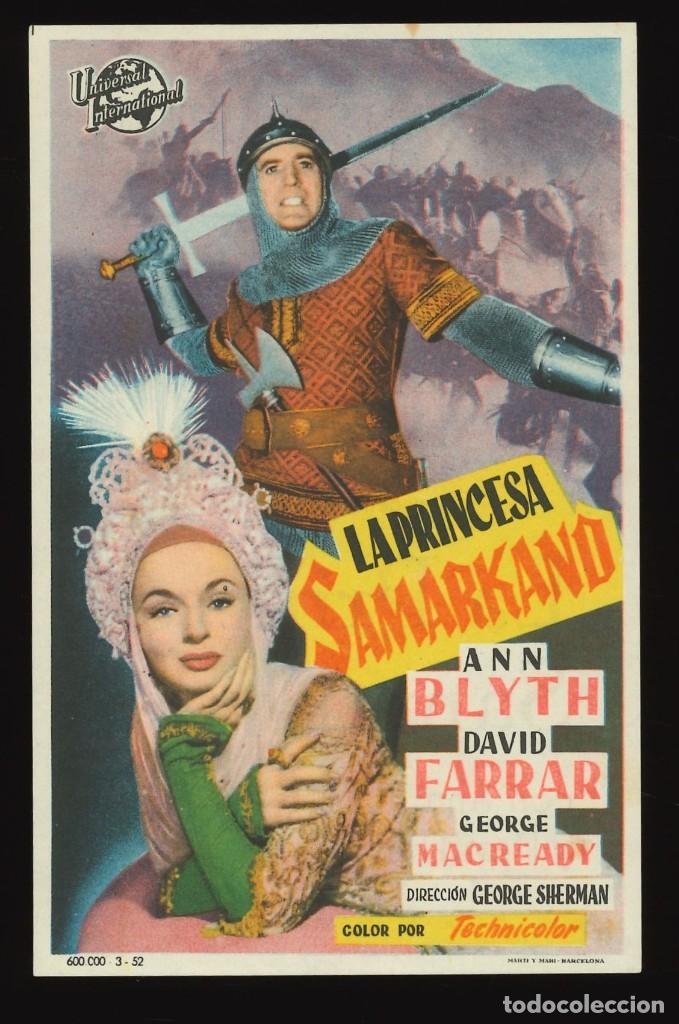 Cine: LA PRINCESA SAMARKAND / PROGRAMA DE CINE CON PUBLICIDAD EN REVERSO (MEDIEVAL) - Foto 1