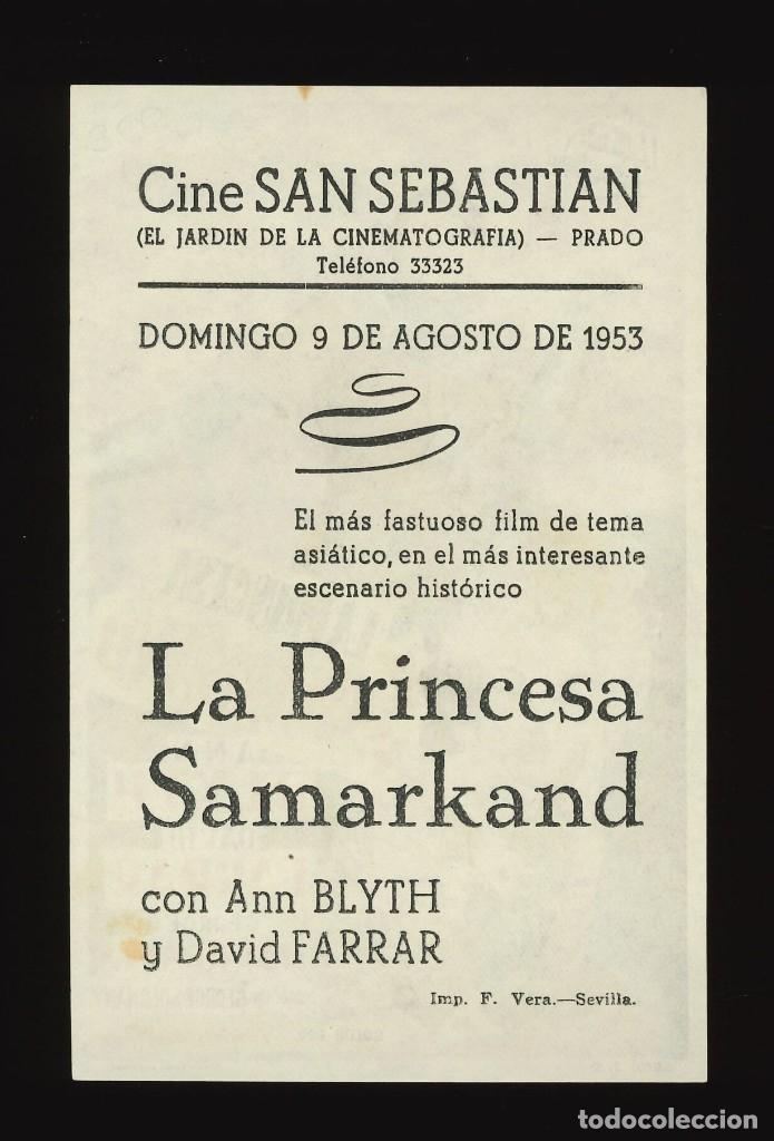 Cine: LA PRINCESA SAMARKAND / PROGRAMA DE CINE CON PUBLICIDAD EN REVERSO (MEDIEVAL) - Foto 2