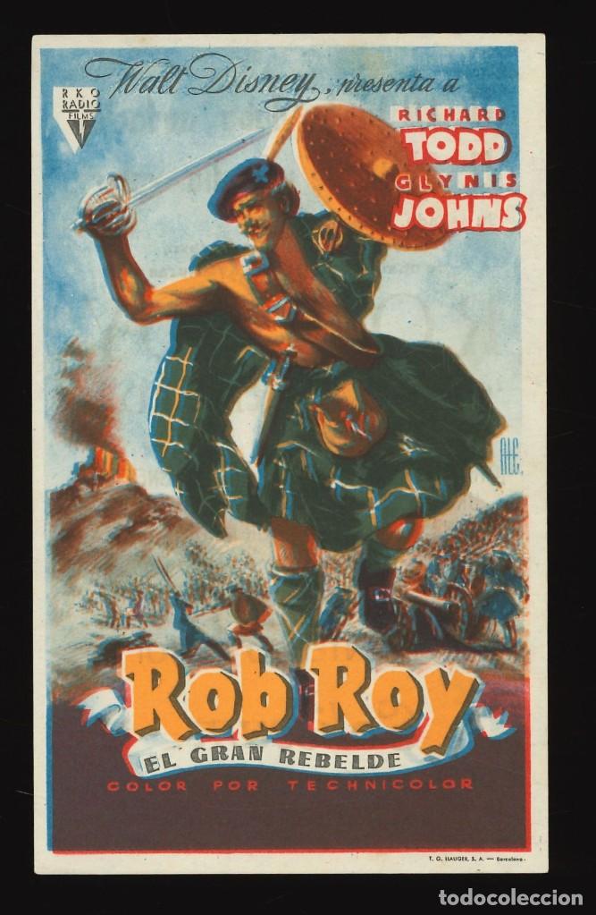 Cine: ROB ROY / PROGRAMA DE CINE CON PUBLICIDAD EN REVERSO (AVENTURAS) - Foto 1
