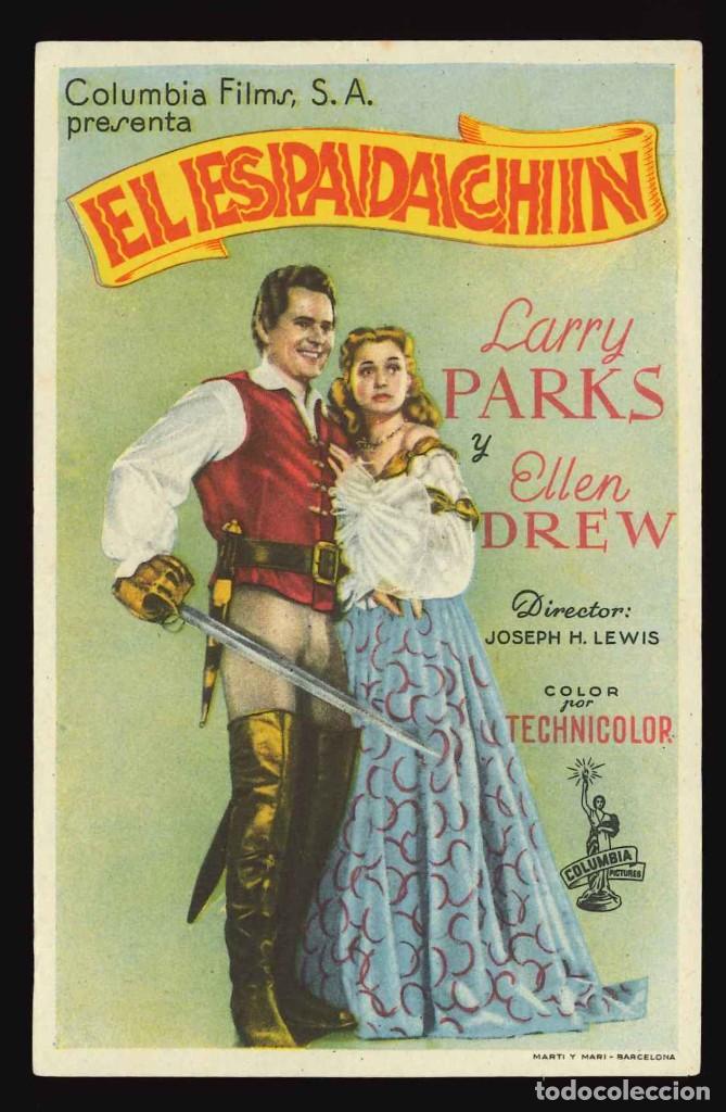Cine: EL ESPADACH&Iacute;N (VERTICAL) / PROGRAMA DE CINE SIN PUBLICIDAD EN REVERSO (CAPA Y ESPADA) - Foto 1