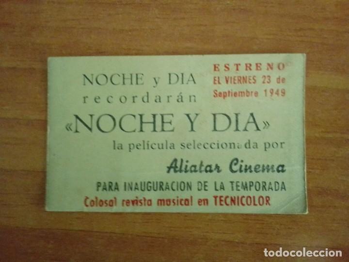 Cine: N&ordm;2-- PROGRAMA DE CINE DE LA PELICULA - NOCHE Y DIA (c/t) - Foto 2