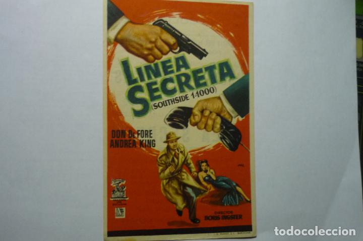 Cine: programa linea secreta publicidad - Foto 1