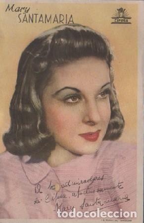 Cinema: PROGRAMA DE CINE: MARY SANTAMARIA PC-5827