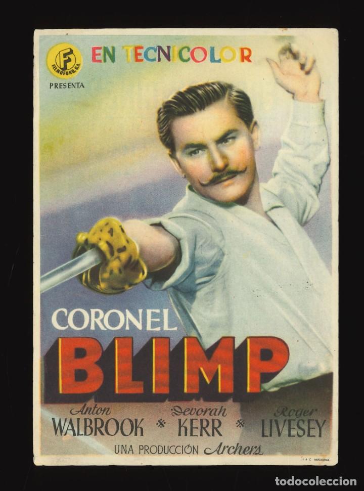 Cine: CORONEL BLIMP / PROGRAMA DE CINE CON PUBLICIDAD EN REVERSO (CAPA Y ESPADA) - Foto 1