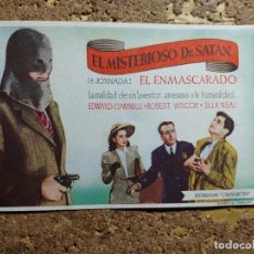  Flyers Publicitaires de films Anciens: FOLLETO DE MANO DE LA PELICULA EL MISTERIOSO DR. SATAN. Lote 353459923