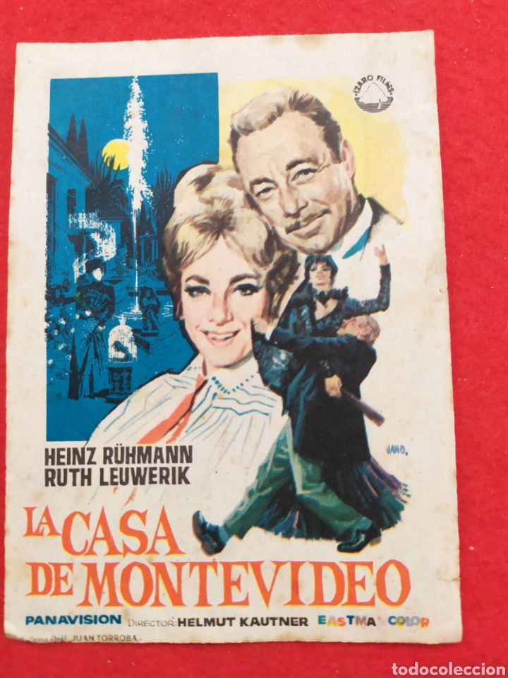 Cine: La casa de Montevideo. Programa de mano. - Foto 1