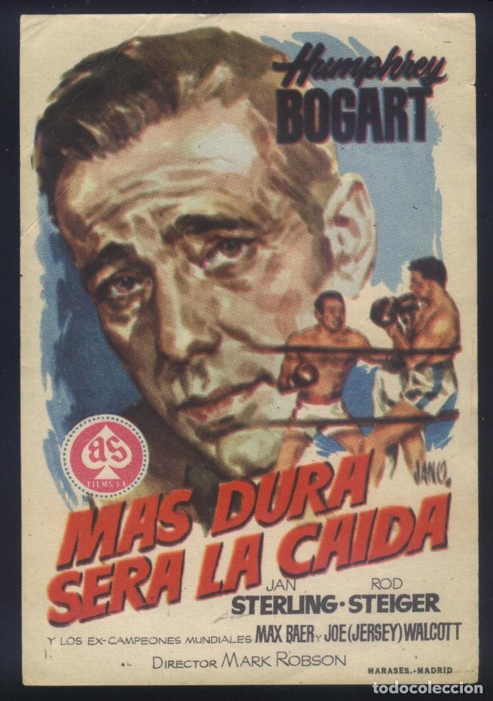 Cine: Q-09982- M&aacute;s dura ser&aacute; la ca&iacute;da (The Harder They Fall) Humphrey Bogart - Rod Steiger