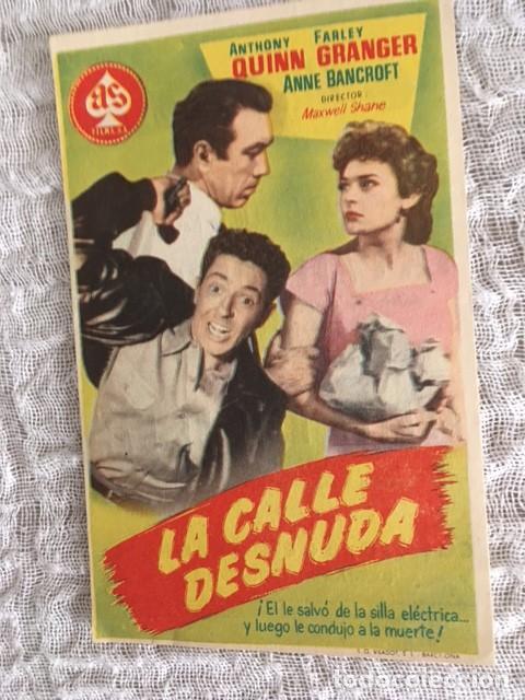 Cine: LA CALLE DESNUDA. ANTHONY QUINN - Foto 1